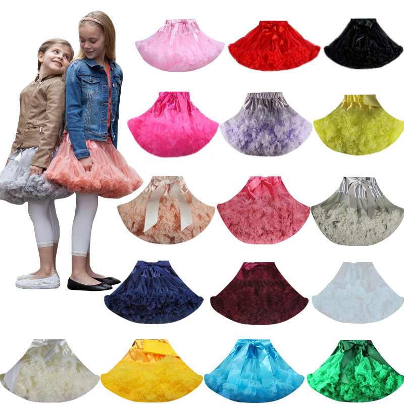 Tutu Skirts for Girls Kids Fluffy Skirt Birthday Party Dress