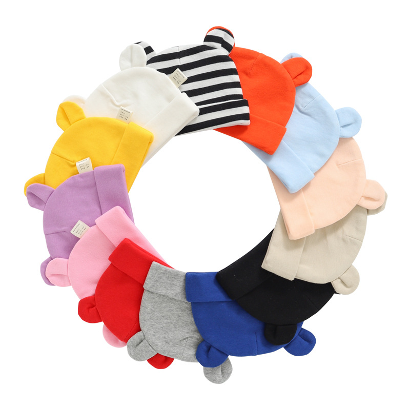 Newborn Knitted Double Ear Baby Hat