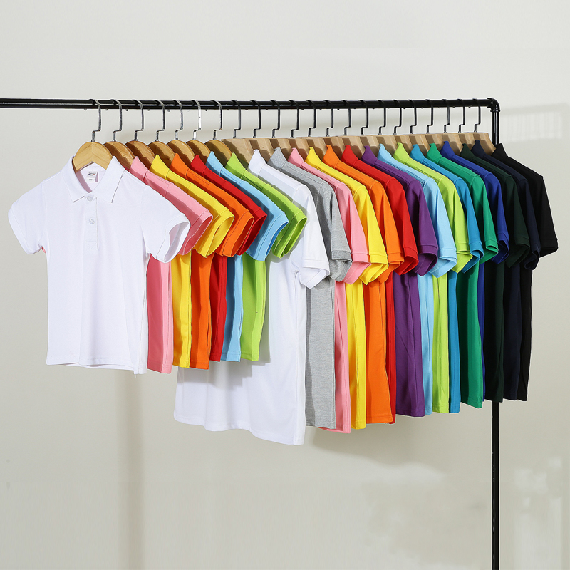 Custom logo Uniform Shirts Blank Cotton Kids T-shirts