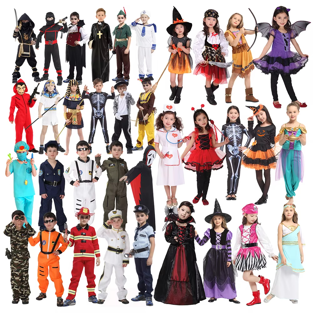 Halloween Dress Up Costume For Kids – Cosplay Party Outfits